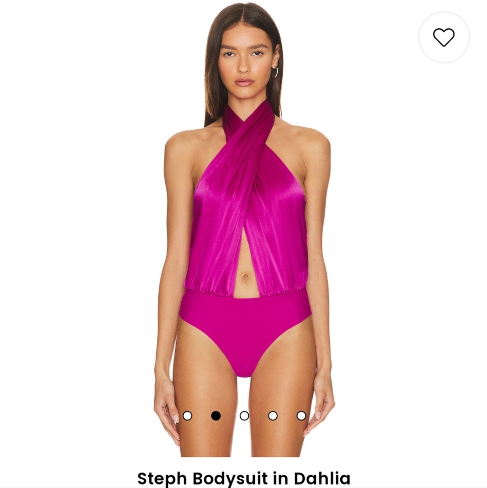 Nwy cami nyc steph bodysuit sz med color dahlia